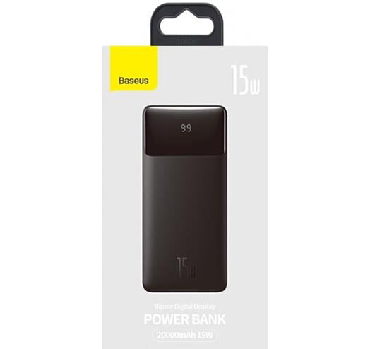 Зовнішній акумулятор Baseus 20000mAh 15W 2USB - фото 10