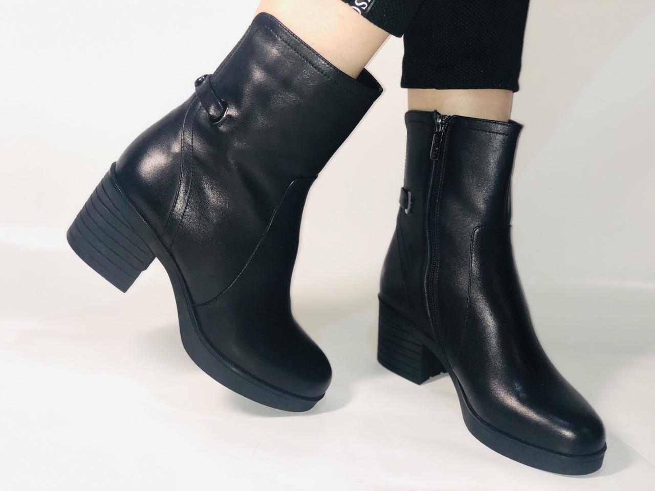 Ботинки женские зимние Erisses р. 40 25,5 см Черный (2440) - фото 2 Ботинки женские зимние Erisses р. 40 25,5 см Черный (2440) - фото 2