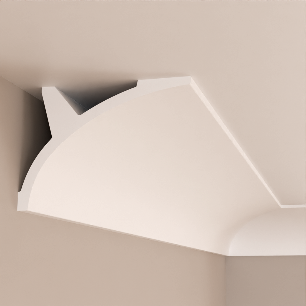 Карниз поліуретановий Gaudi Decor P 963 для LED освітлення 135x96x2000 мм (25409221)
