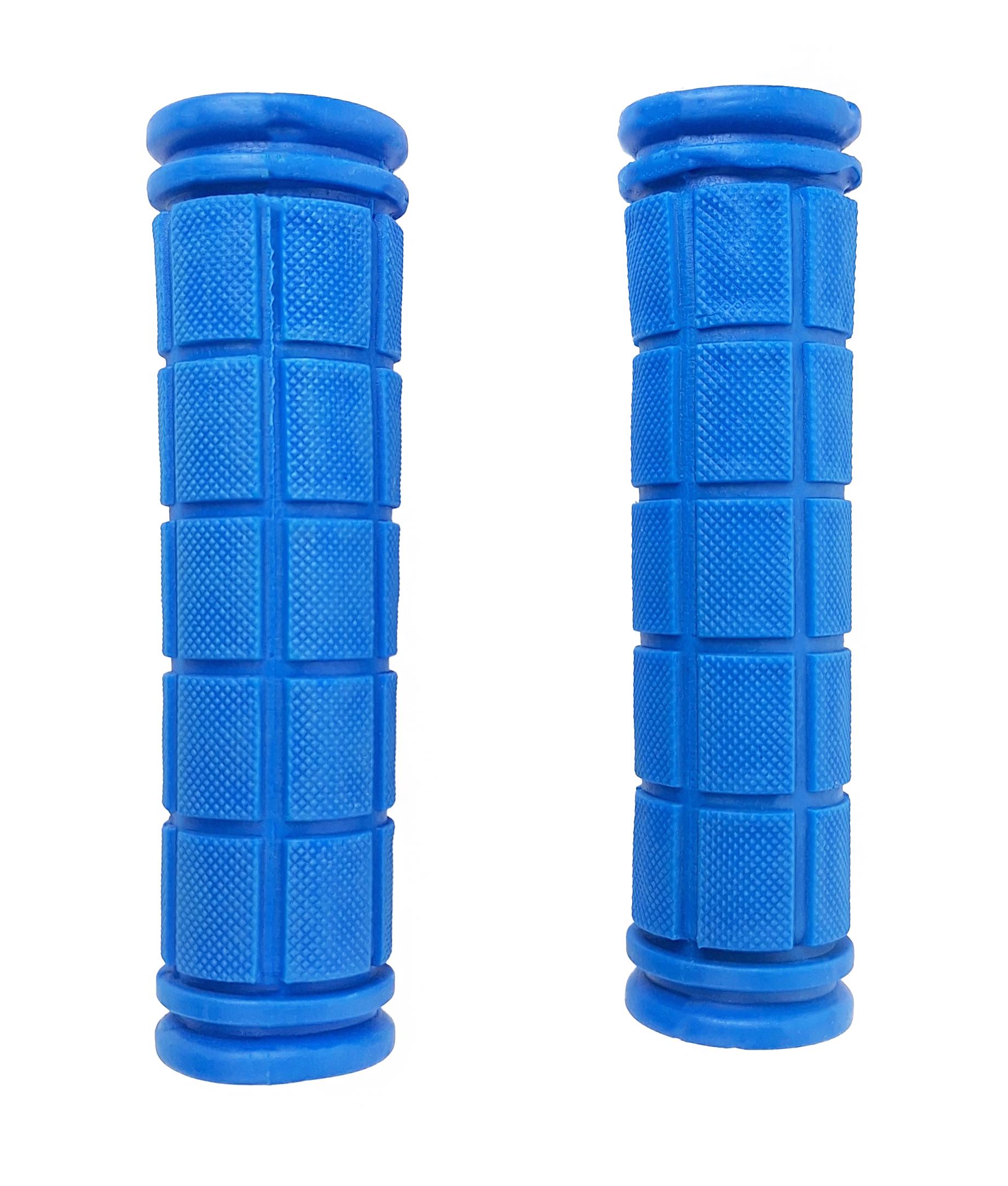 Грипсы силиконовые с рифлением прямые 120 мм Синий (G0000965)
