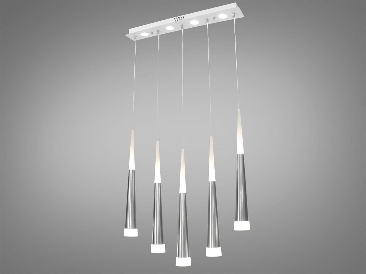 Люстра светодиодная для гостиной 1003-5HR 31Вт Хром (1003/5HR)