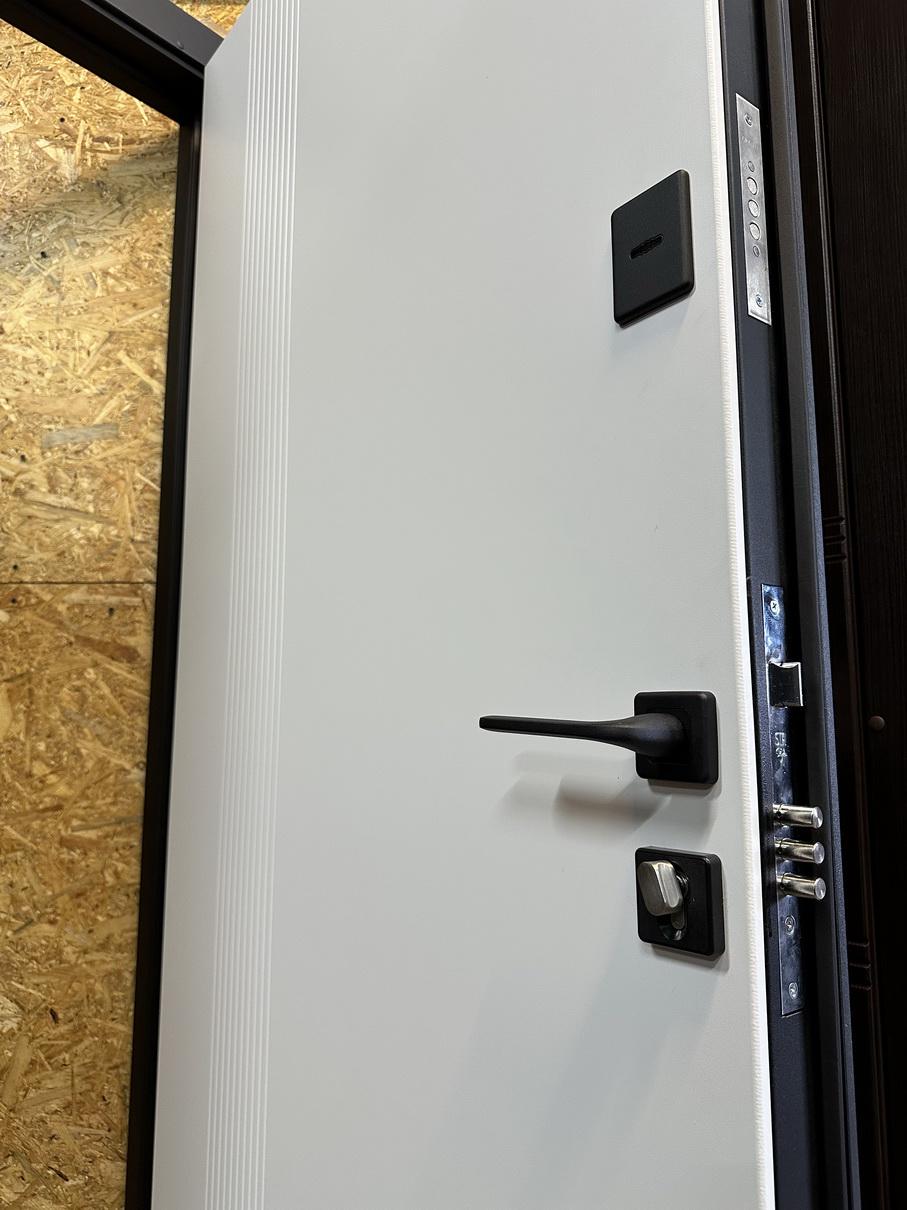 Дверь входная Redfort Комби квартира 960х2050 мм Антрацит/Белый матовый (28090152) - фото 4 Дверь входная Redfort Комби квартира 960х2050 мм Антрацит/Белый матовый (28090152) - фото 4