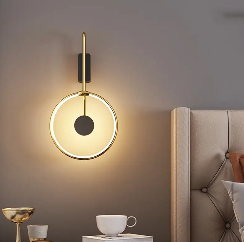 Бра настенное LED BD117-bk-gd-k Золотой (NA005018)