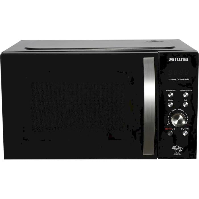 Печь микроволновая AIWA 800W MW-230DG/BK с грилем 23 л Черный (617609)