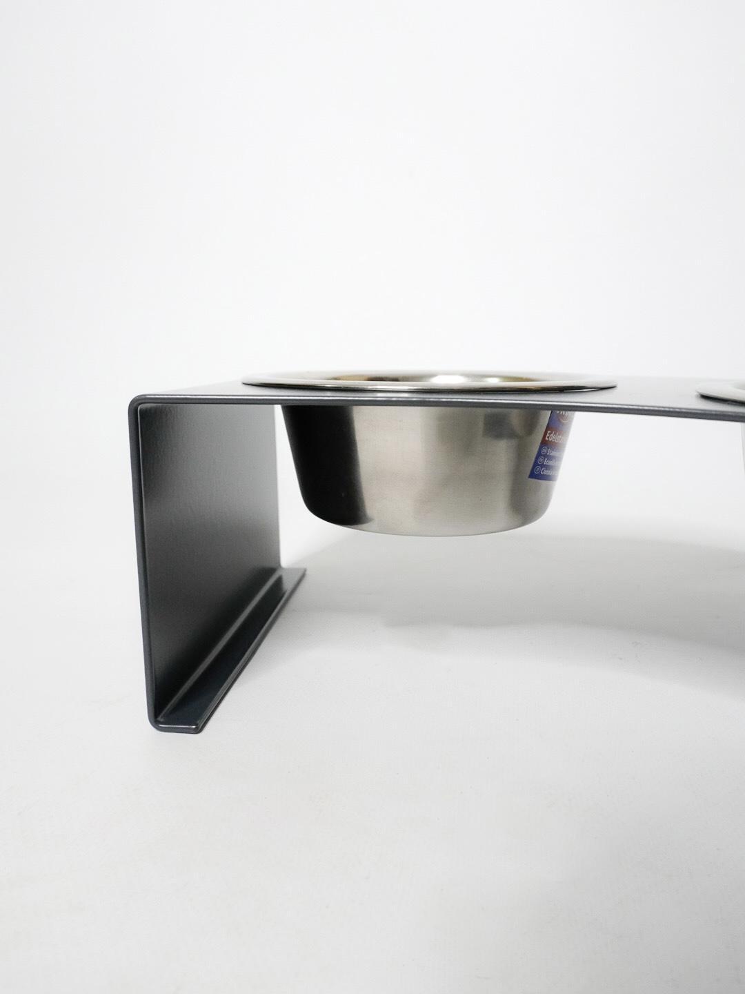 Кормушка Pet table подставка для собак средних пород на 2 миски металл 150 мм 0,75 л Графитовый (24436808) - фото 2 Кормушка Pet table подставка для собак средних пород на 2 миски металл 150 мм 0,75 л Графитовый (24436808) - фото 2