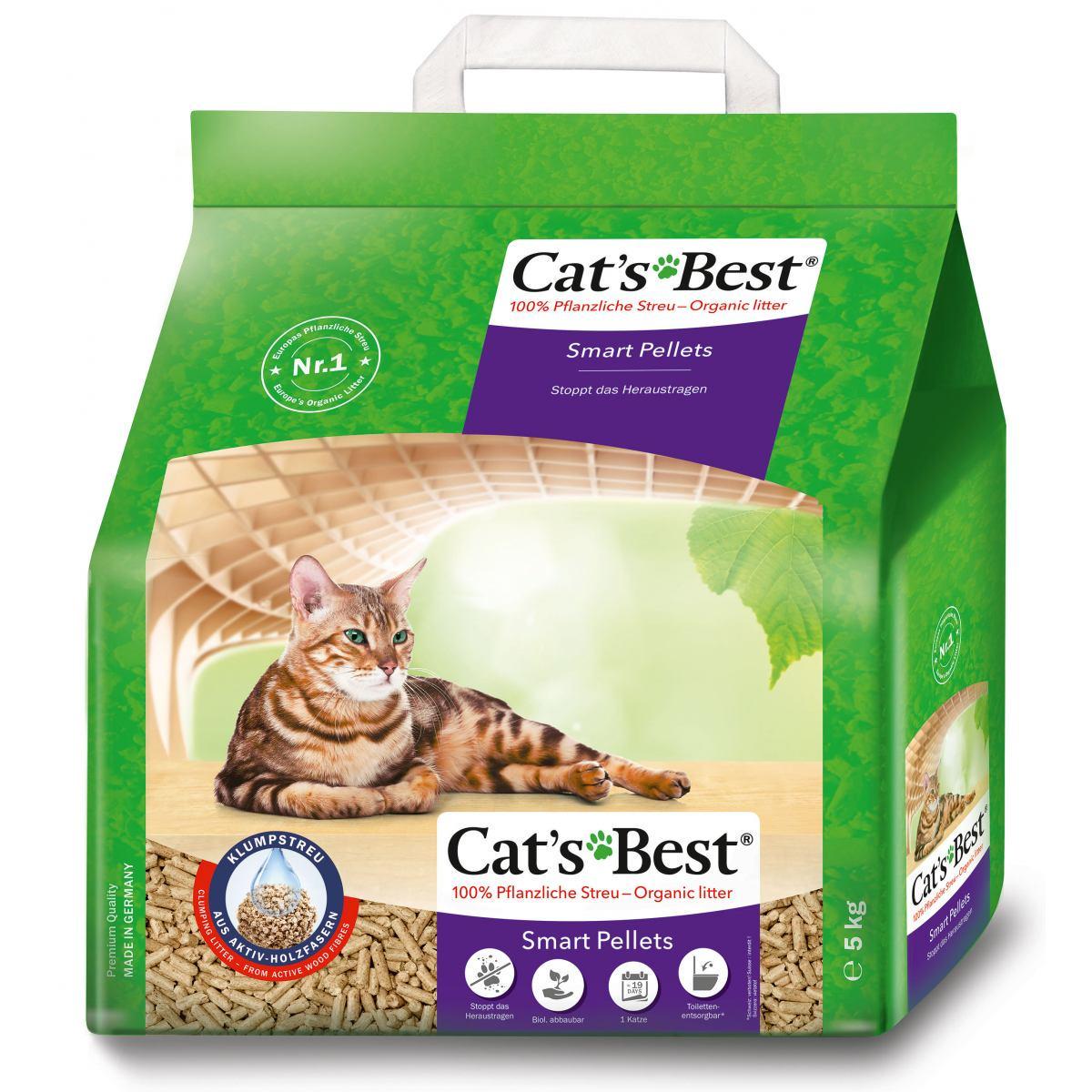 Наповнювач для котячого туалету деревний Cat’s Best Smart Pellets 10 л/5 кг (1847377856)