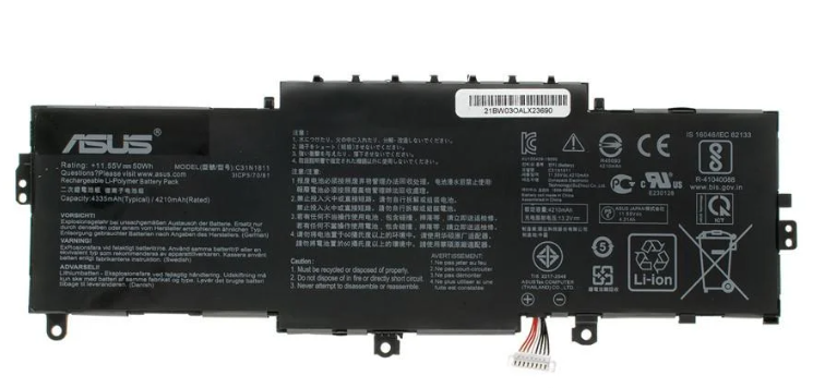 Аккумулятор для ноутбука Asus C31N1811 (78701)