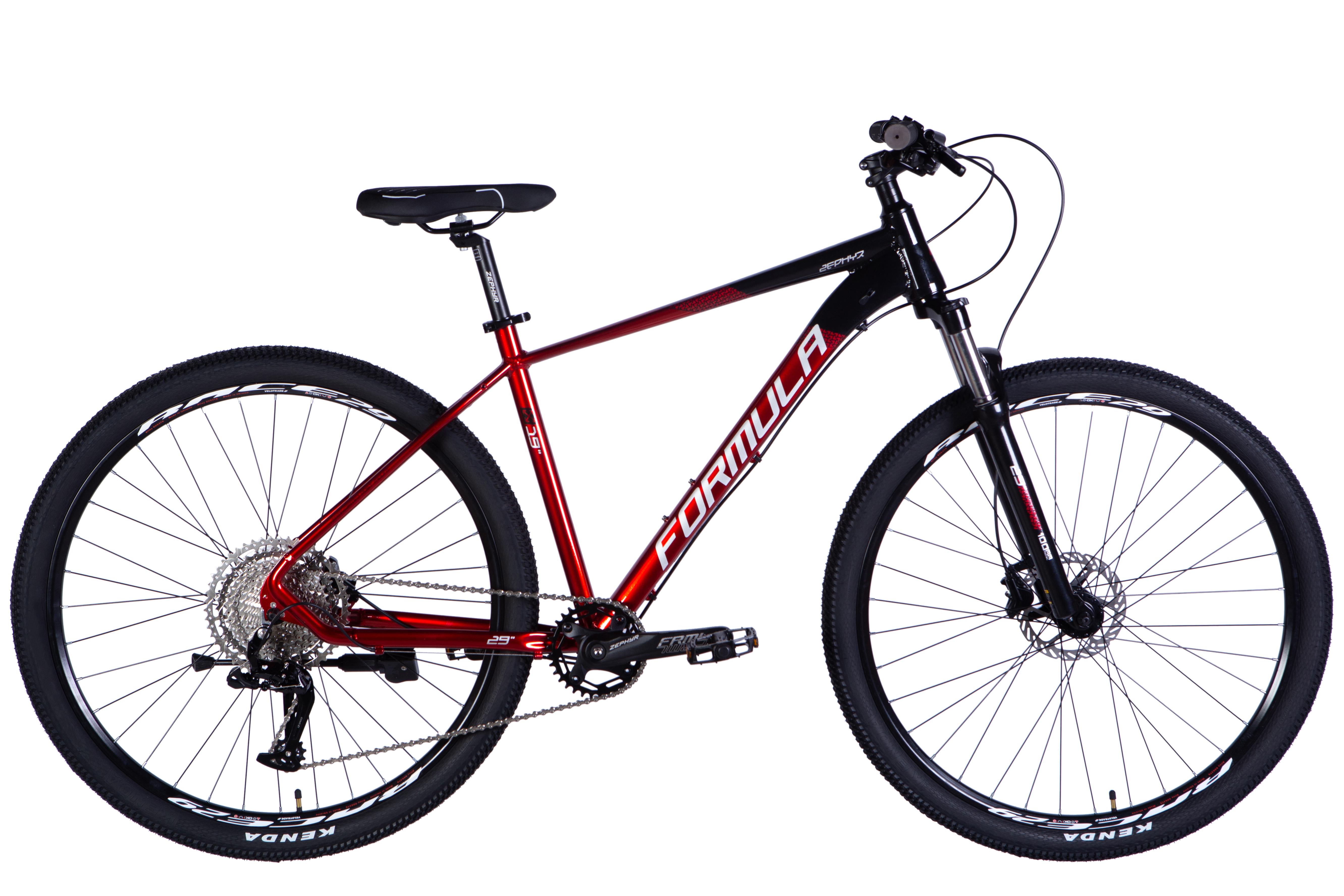 Велосипед Formula 2025 ZEPHYR PRO HDD AL 29" рама 19" Черно-красный (OPS-FR-29-388)