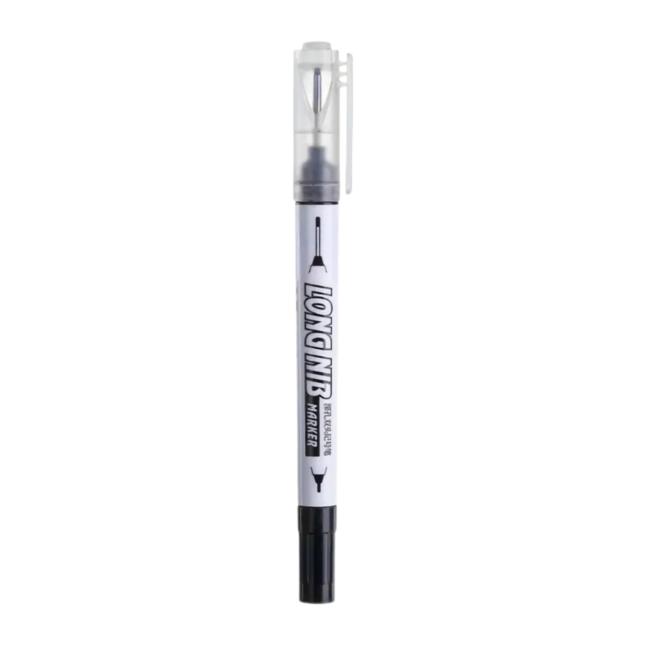 Маркер для розмітки з двома наконечниками Long Nib Чорний (27369421)