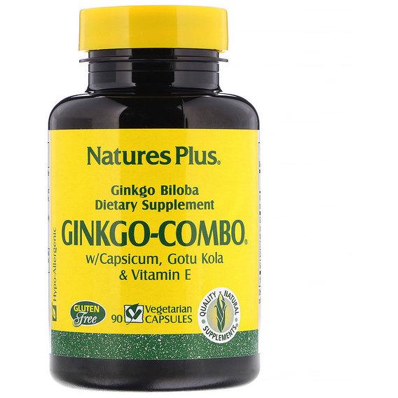 Гінко білоба Nature's Plus Ginkgo-Combo 90 Veg Caps (NAP-01092)