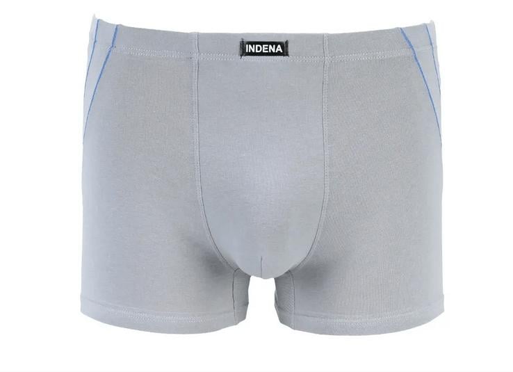 Мужские боксеры стрейчевые INDENA 4XL р. 52-54 2 шт. Светло-серый (81071)
