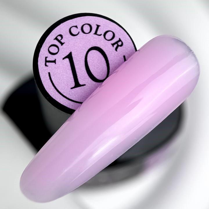 Топ камуфлирующий для гель-лака без липкого слоя Crooz Color Top № 10 8 мл Сиренево-розовый