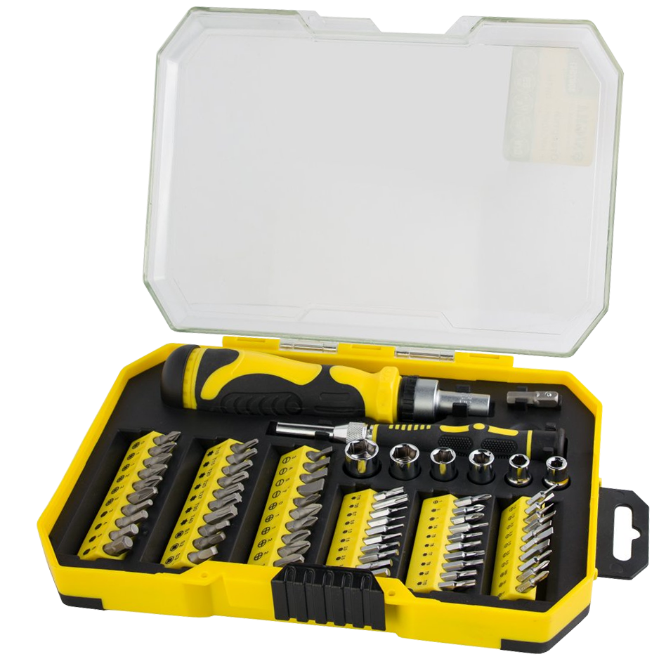 отвертка с насадками Sigma CrV 69 ед. в кейсе (4002541)