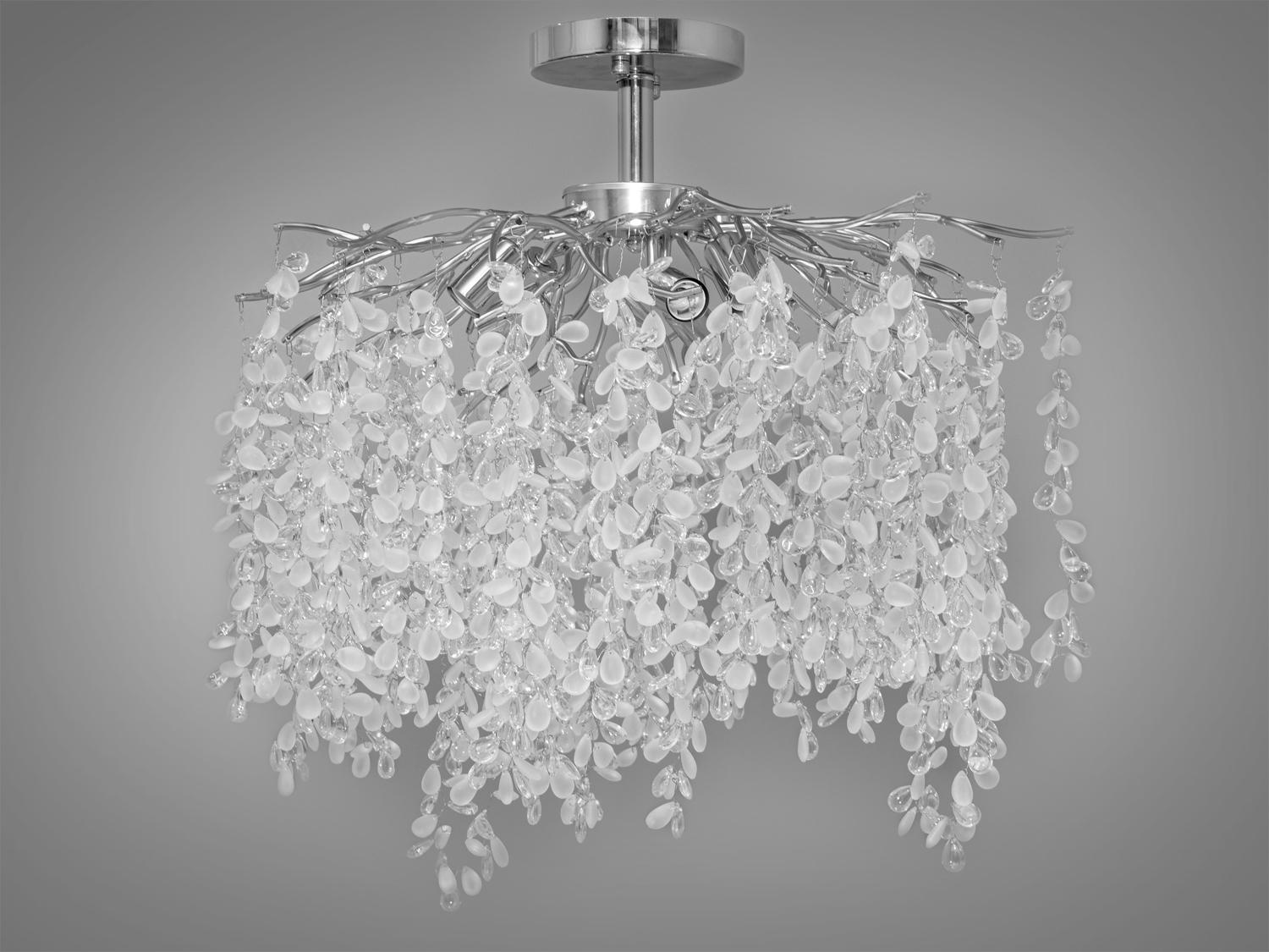 Потолочная люстра Глициния хрустальная (A603-600CH)