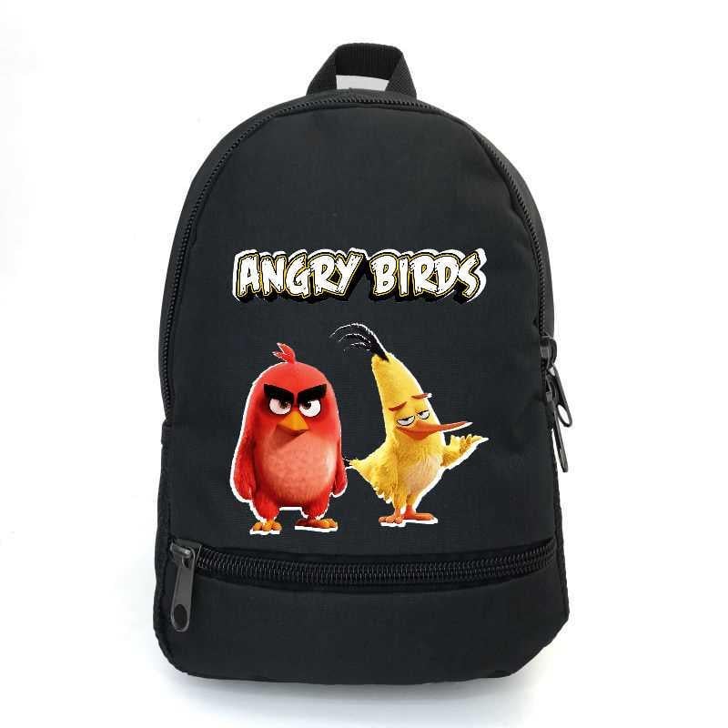 Школьный рюкзак подростковый Cappuccino Toys с принтом Angry Birds ANG-003 12,5 л Черный (2133990328)