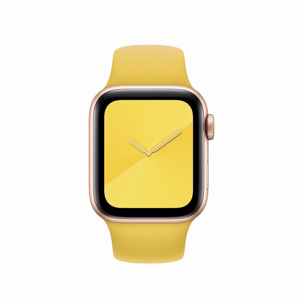 Ремінець ANT-STORE Sport Band на Apple Watch силіконовий S38/40 Yellow (127) - фото 2