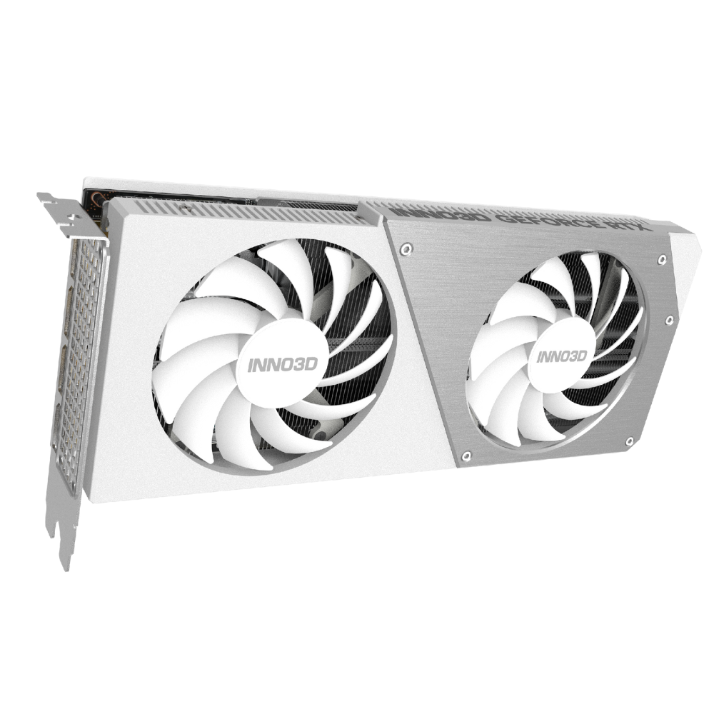 Видеокарта INNO3D nVidia RTX4070 TWIN X2 OC 12 ГБ GDDR6X/21000 МГц White (N40702-126XX-185252W)