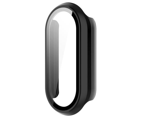 Чехол с защитным стеклом Protective Cover with Glass для Xiaomi Smart Band 9 Черный