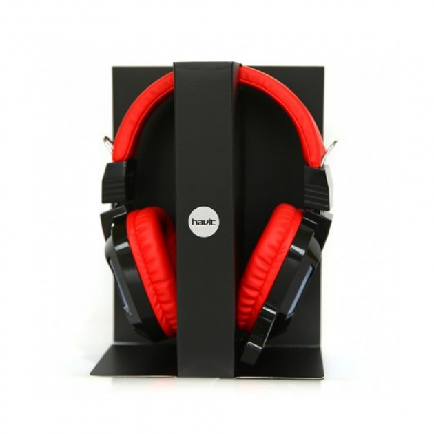 Наушники Havit HV-H2168d Red/Black - фото 3