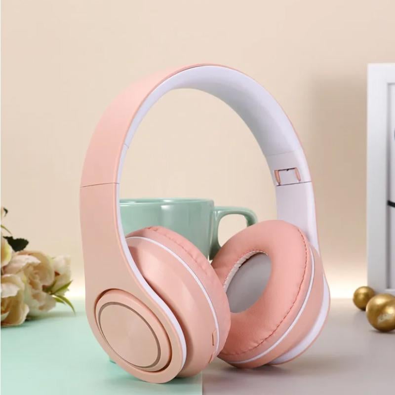 Наушники Bluetooth B39 с микрофоном и светодиодной подсветкой - фото 3