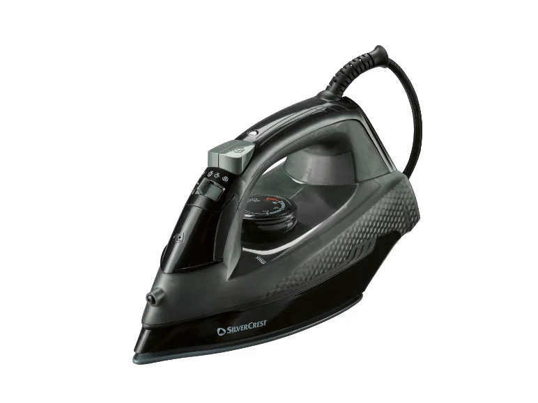 Паровой утюг Silver Crest SDBG 2200 A1 2180 Вт керамическая подошва Черный/Серый (644086) Паровой утюг Silver Crest SDBG 2200 A1 2180 Вт керамическая подошва Черный/Серый (644086)