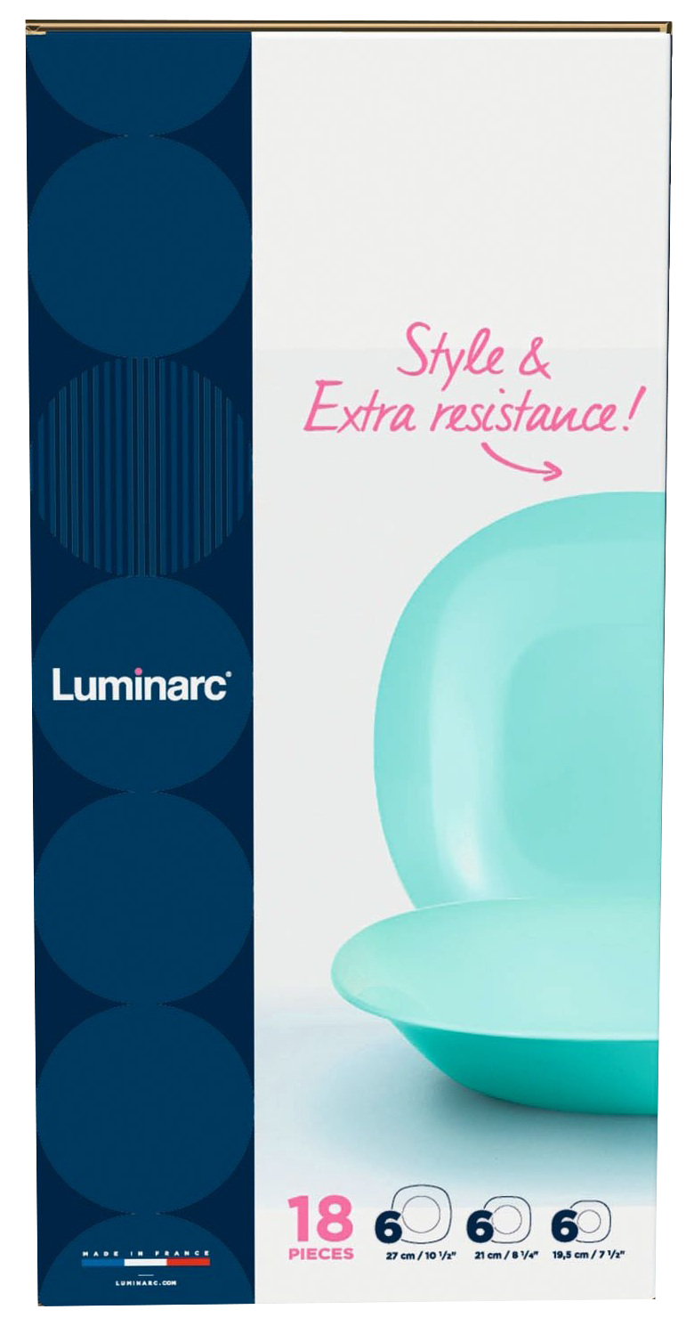 Сервиз Luminarc CARINE LIGHT TURQUOISE 18 шт. (UG-P7628) - фото 5 Сервиз Luminarc CARINE LIGHT TURQUOISE 18 шт. (UG-P7628) - фото 5