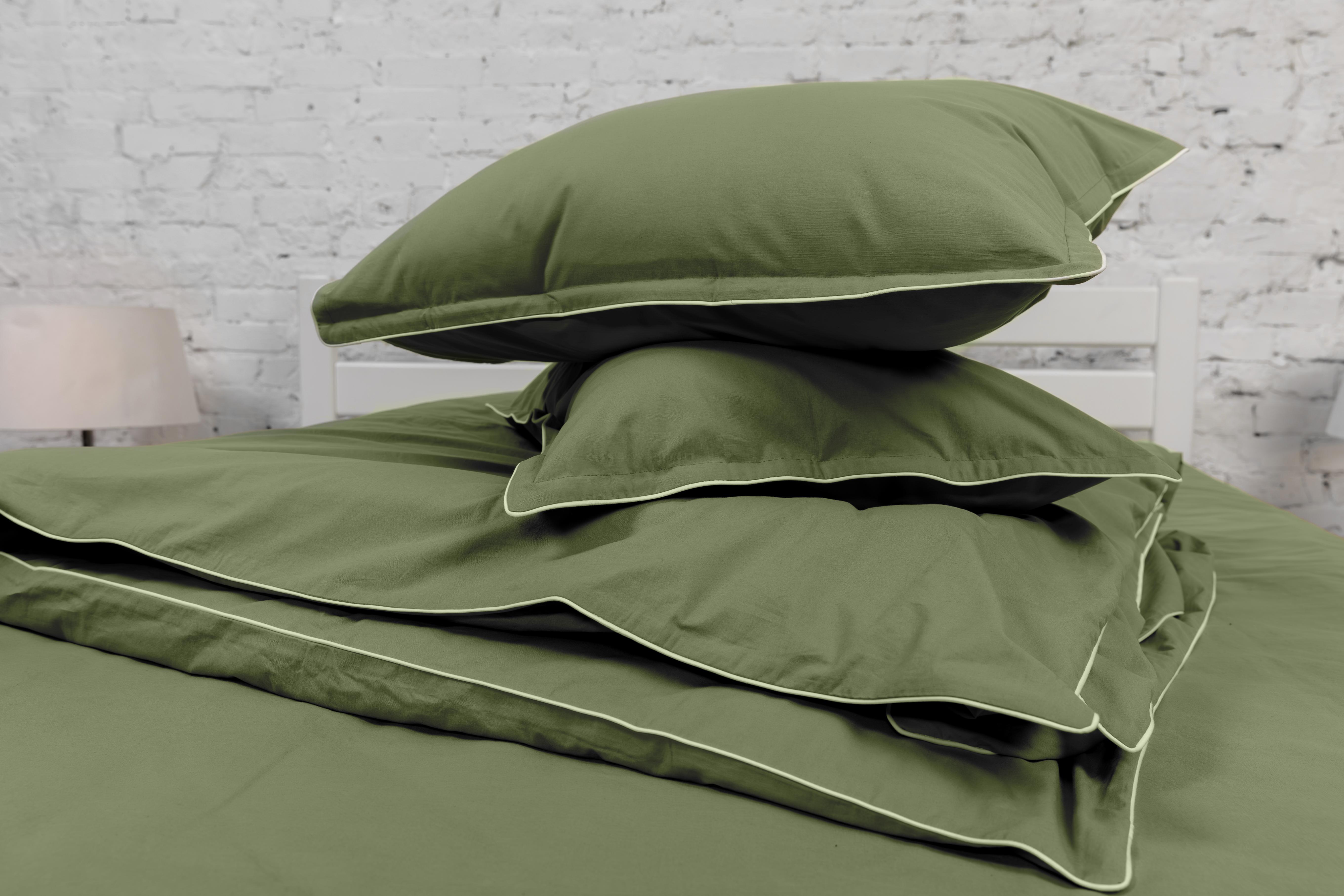 Комплект постельного белья White Dream полуторный 155х215 см вареный хлопок Салатовый (2012/1) - фото 4 Комплект постельного белья White Dream полуторный 155х215 см вареный хлопок Салатовый (2012/1) - фото 4