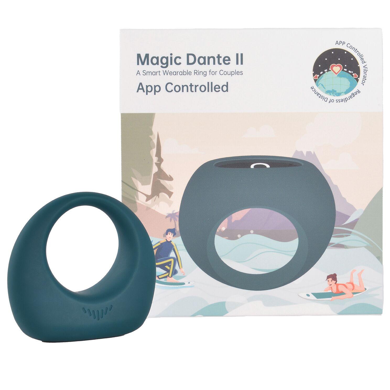 Эрекционное виброкольцо Magic Motion Dante II управления с помощью смартфона (SO5743)