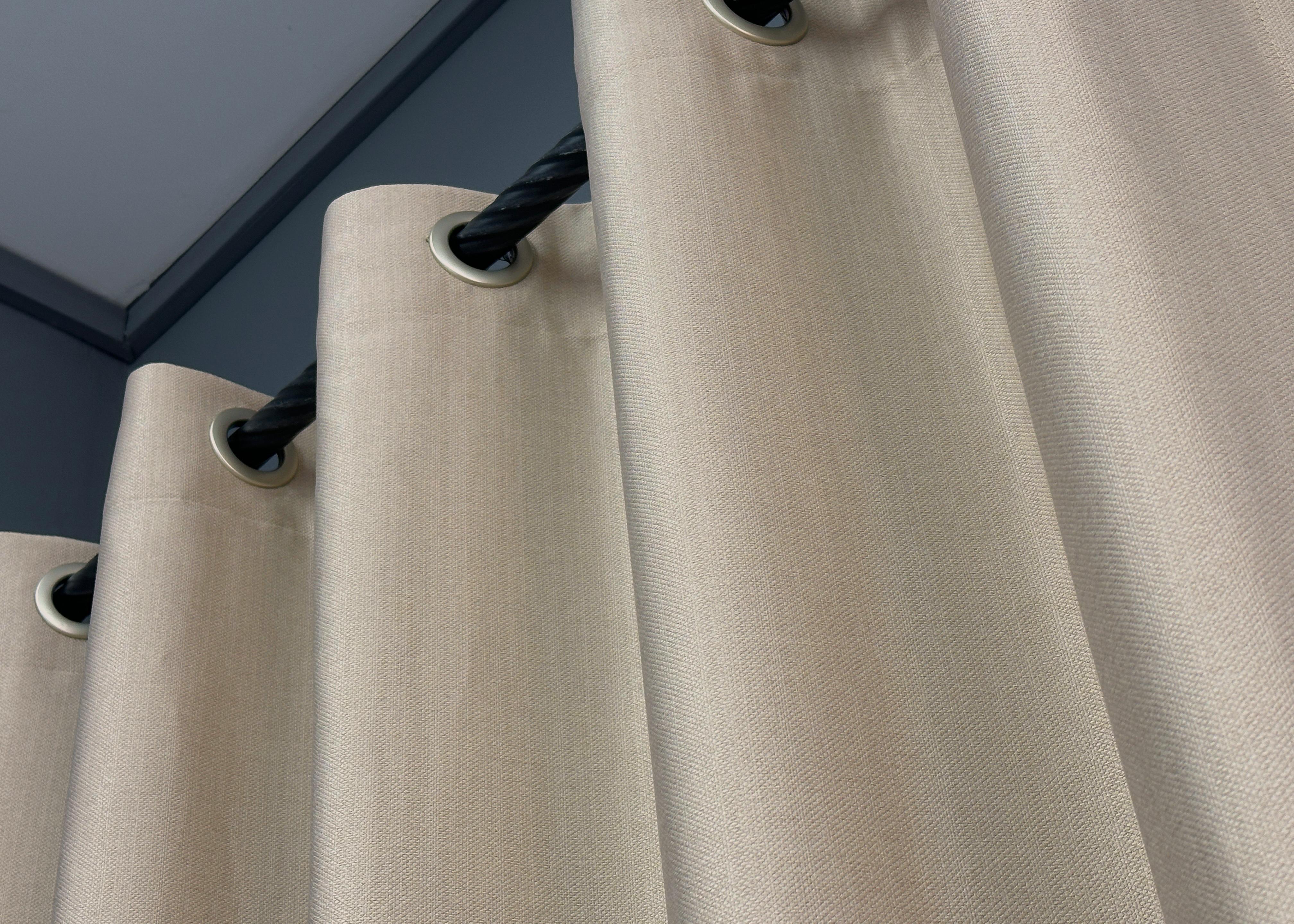 Комплект штор на люверсах VR-Textil Шенил однотонный № 1691ш 150х250 см 2 шт. Бежевый (37-0241) - фото 9 Комплект штор на люверсах VR-Textil Шенил однотонный № 1691ш 150х250 см 2 шт. Бежевый (37-0241) - фото 9