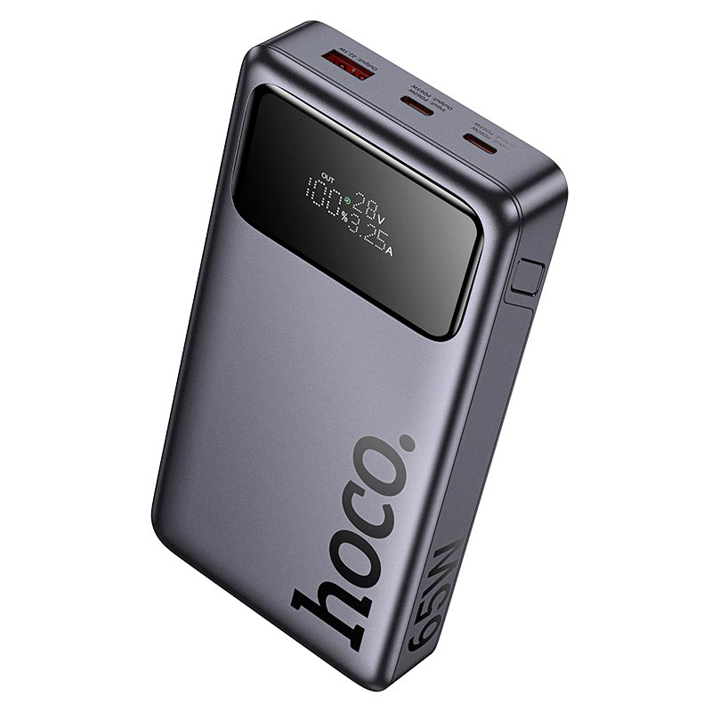 Повербанк Hoco Q40 с быстрой зарядкой 25000 mAh 65W Серый (UPN16094)