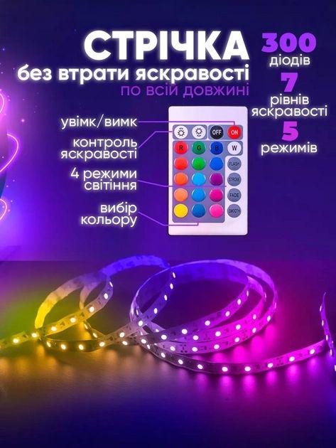 Світлодіодна стрічка COBA CB-5050 для підсвічування LED RGB 5В 5 м USB - фото 6