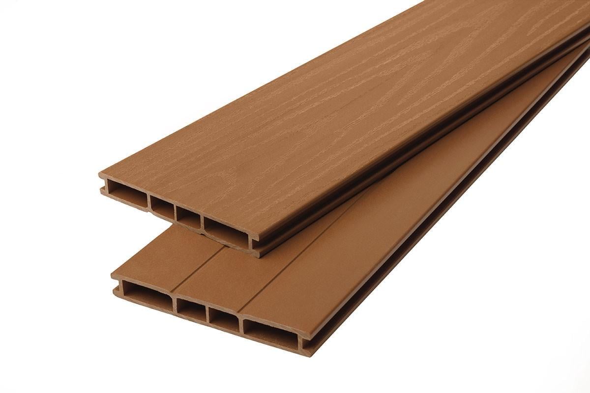 Фасадная доска POLYROOT Series F 2D структура 145х18х2400 мм Wood (12493220)