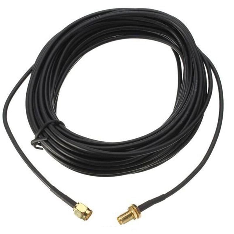 Антенный кабель-удлинитель с SMA разъемами Unitoptek PR-SMA-1 длиной 1 метр