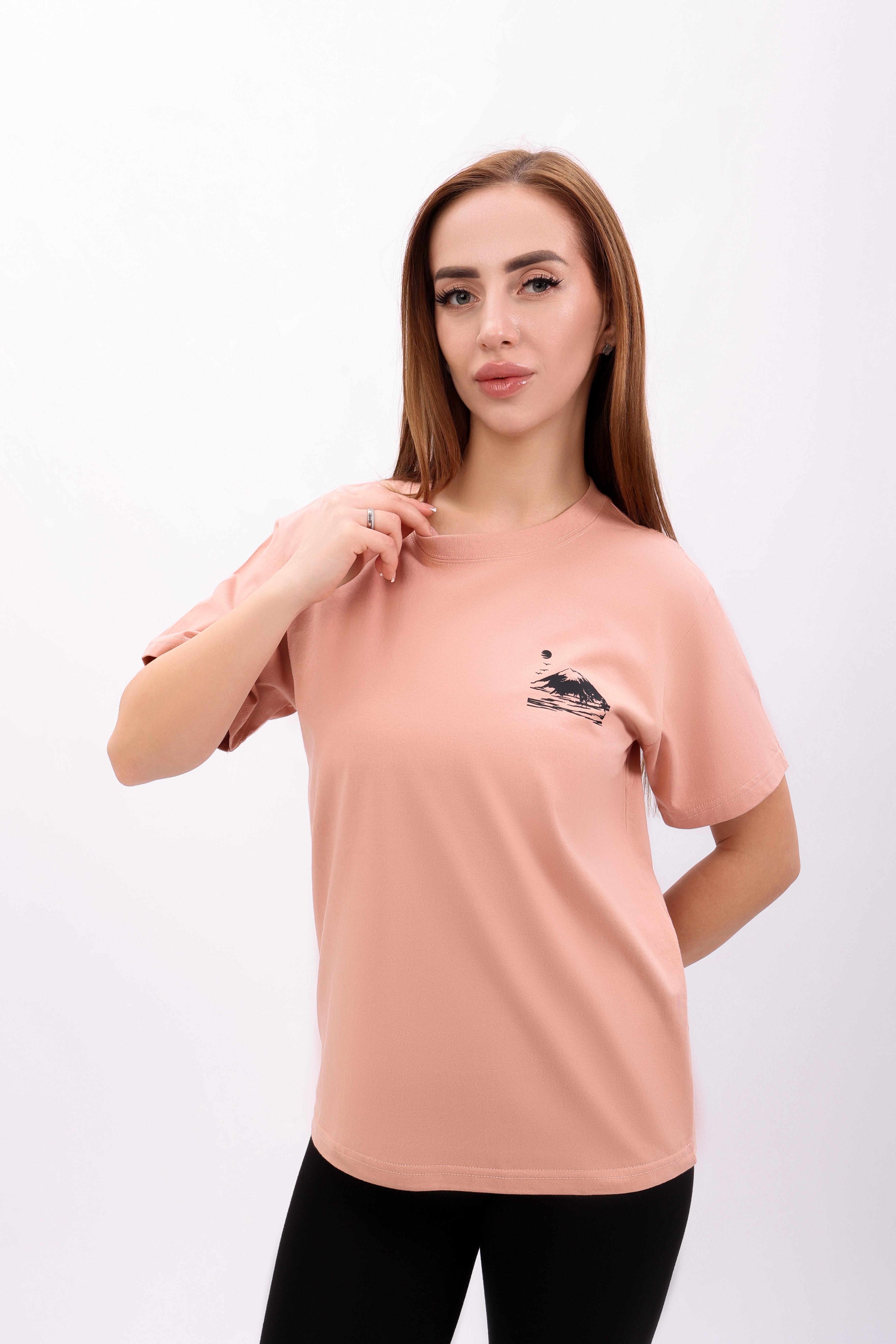 Футболка женская Where Uwear 347114 M Розовый (347114_M)