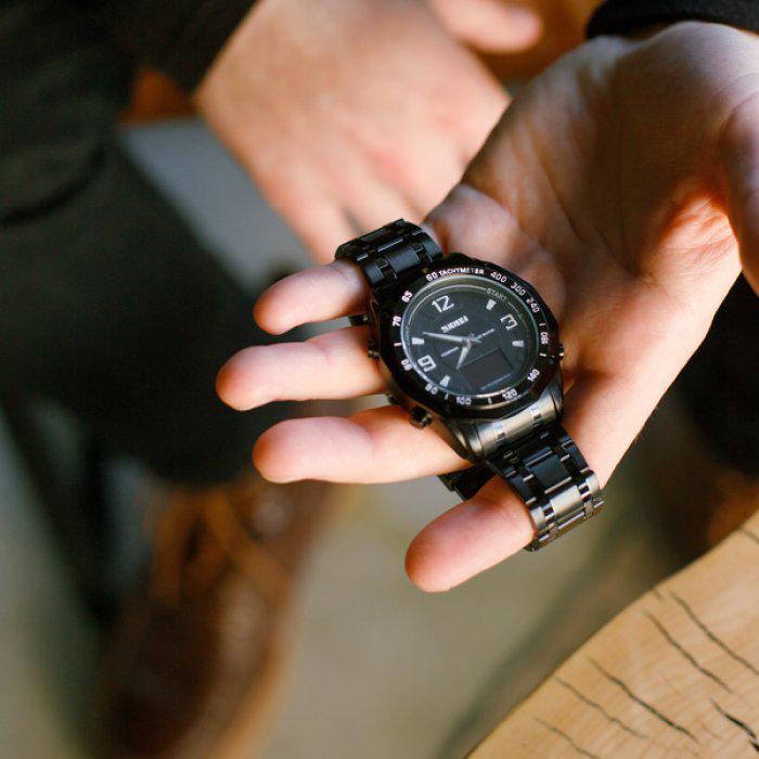 Годинники чоловічі Skmei KOMPASS PRO Black (1465_bestNM) - фото 8 Годинники чоловічі Skmei KOMPASS PRO Black (1465_bestNM) - фото 8