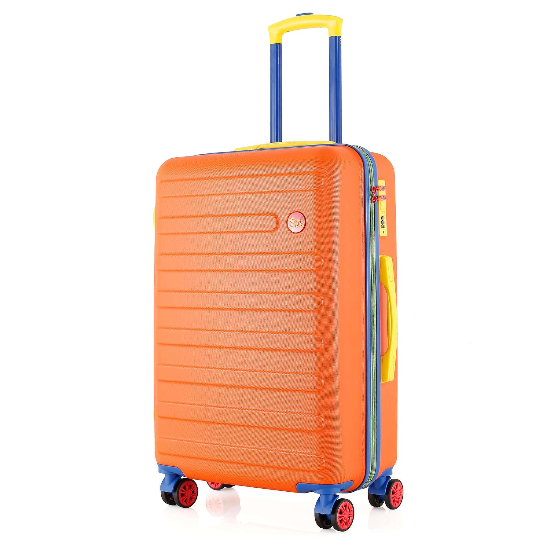 Чемодан средний SEMI LINE T5843-2 ABS-пластик 24 дюйма 63 л Оранжевый