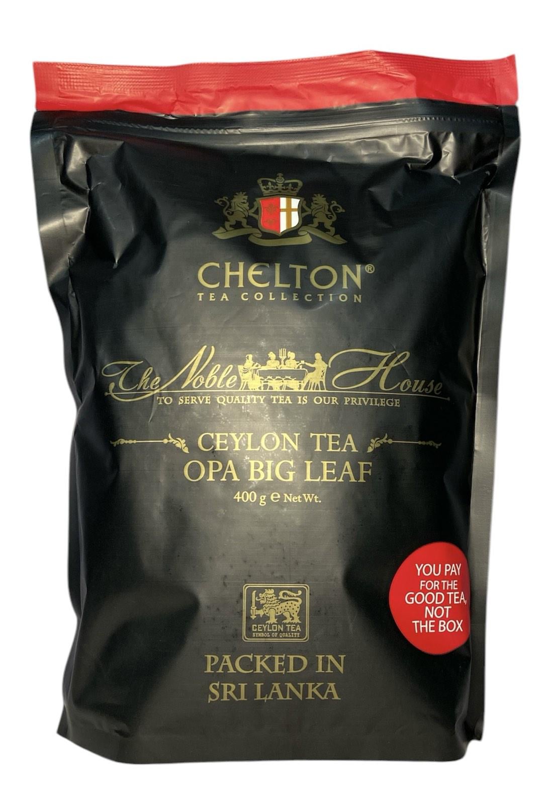 Чай Chelton Благородный дом Черный крупнолистовой OPA Big Leaf 400 г в мягкой упаковке (60178)