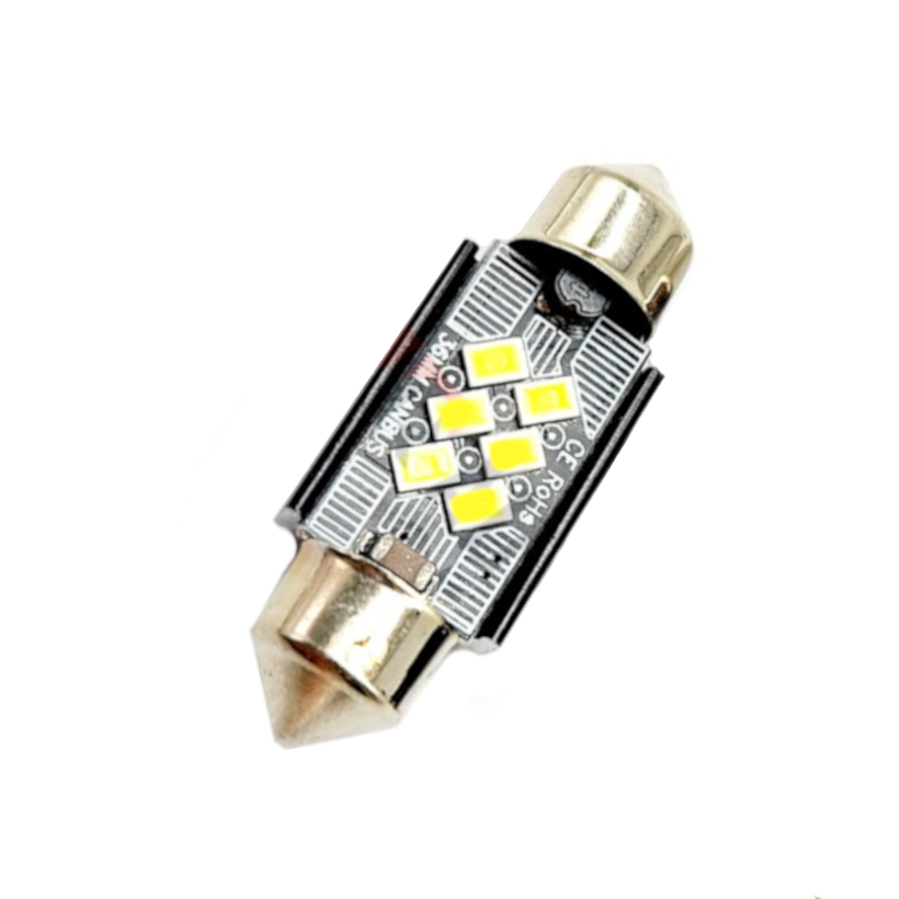 Автолампа биполярная Terra Festoon SV8,5-8 3020x6 smd 36 мм 12-24В Белый (1937587553)