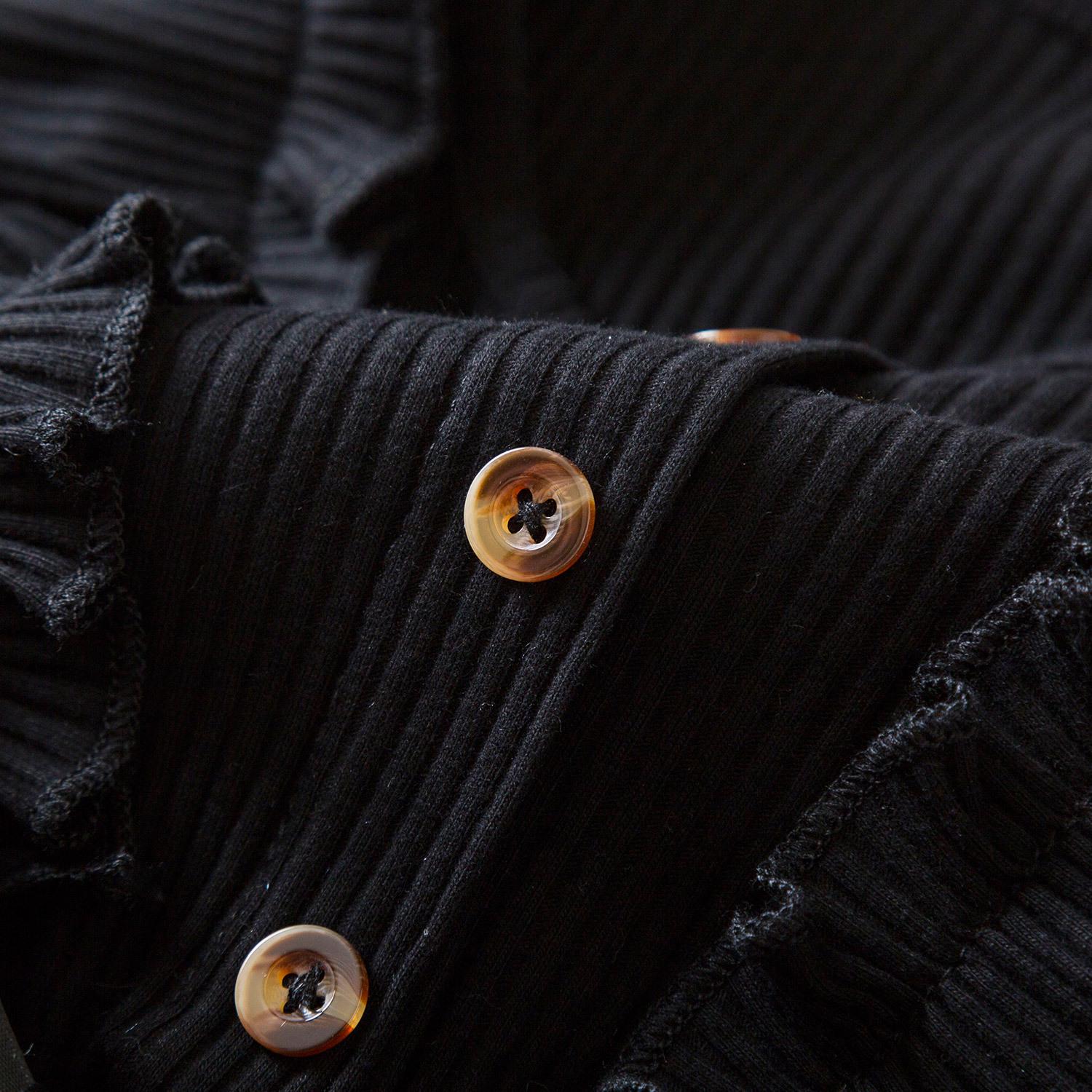 Сукня святкова дитяча KatyKids Євгенія пишною спідницею в горох 110 см Чорний з бежевим (11056360600) - фото 4