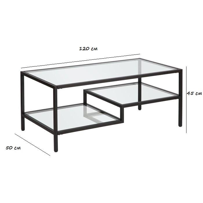 Журнальний столик GoodsMetall ЖС163 1200х500х450 мм (1185081480) - фото 3