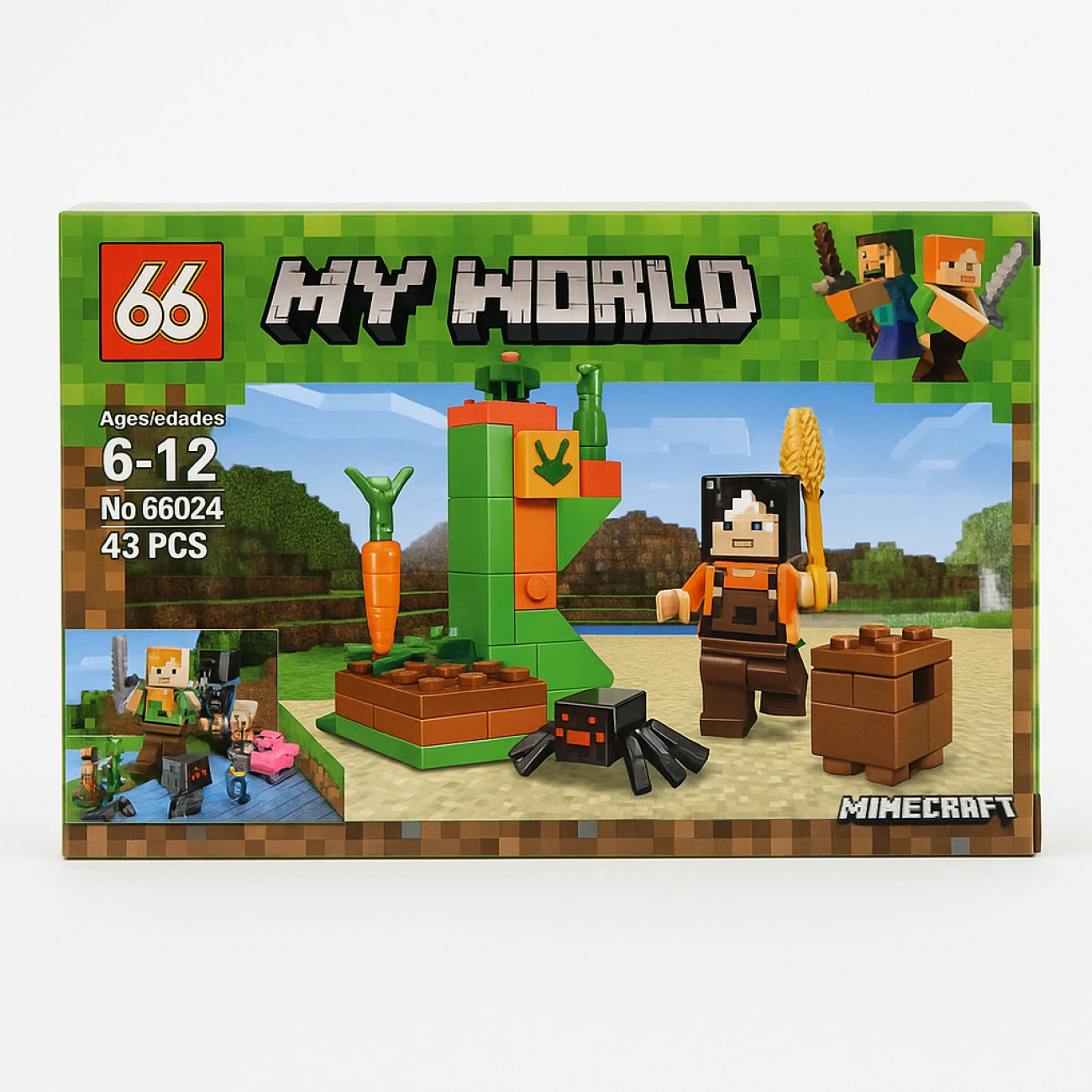 Набор игровой для детей Minecraft горный сад 43 эл. (29187901) - фото 6 Набор игровой для детей Minecraft горный сад 43 эл. (29187901) - фото 6