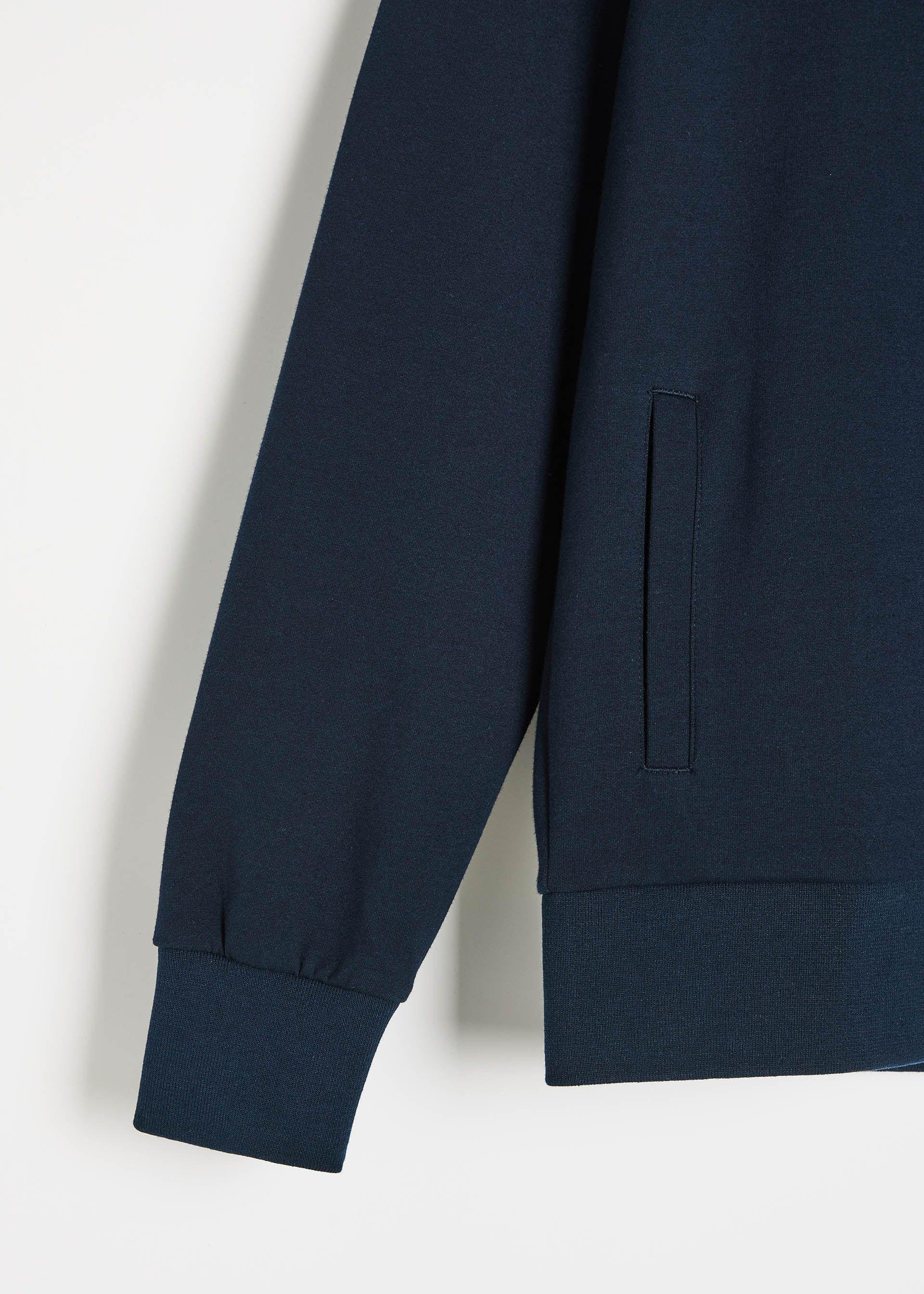 Толстовка мужская Diverse BASESTAND с воротником-стойка SM Синий (5905384180759) - фото 2