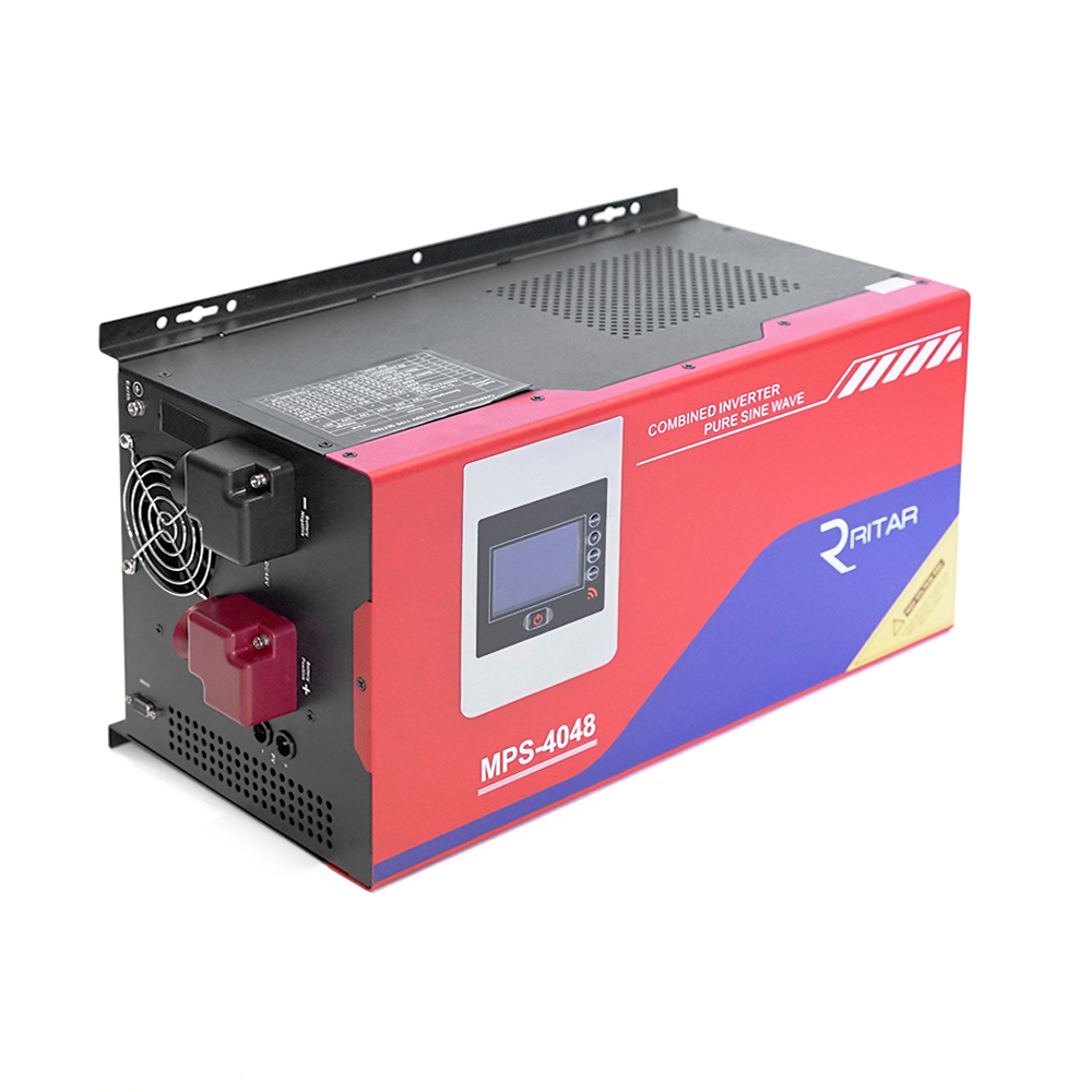 Инвертор гибридный Ritar RTSWm-MPPT-MPS-4048 4000W 48V 0-45A MPPT 60A 64-130Vdc (YUT_V7987) Инвертор гибридный Ritar RTSWm-MPPT-MPS-4048 4000W 48V 0-45A MPPT 60A 64-130Vdc (YUT_V7987)