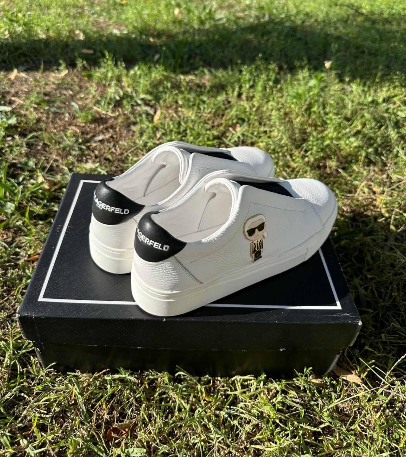 Сліпони Karl Lagerfeld натуральна шкіра р. 38 Білий - фото 3