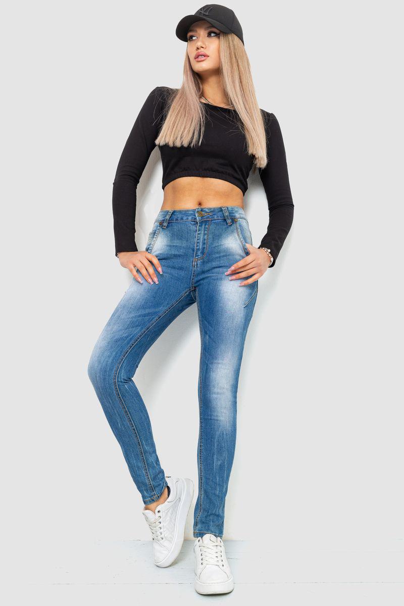 Джинси жіночі з потертостями Ager 244RS07 р. 25 Синій (65f2d3f7a4b9607aef04ec58) - фото 2