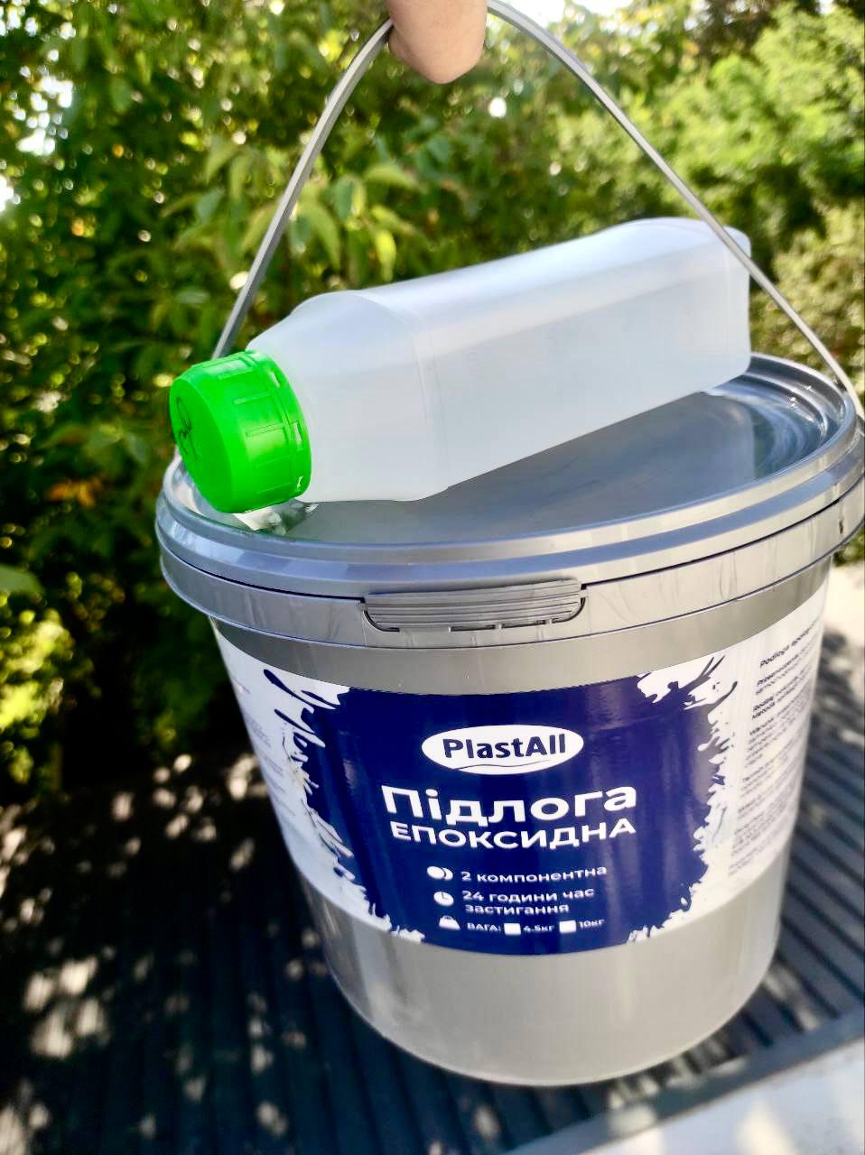 Епоксидна наливна підлога Plastall для будки вантажного автомобіля 10 кг Сірий (27507057) - фото 4 Епоксидна наливна підлога Plastall для будки вантажного автомобіля 10 кг Сірий (27507057) - фото 4