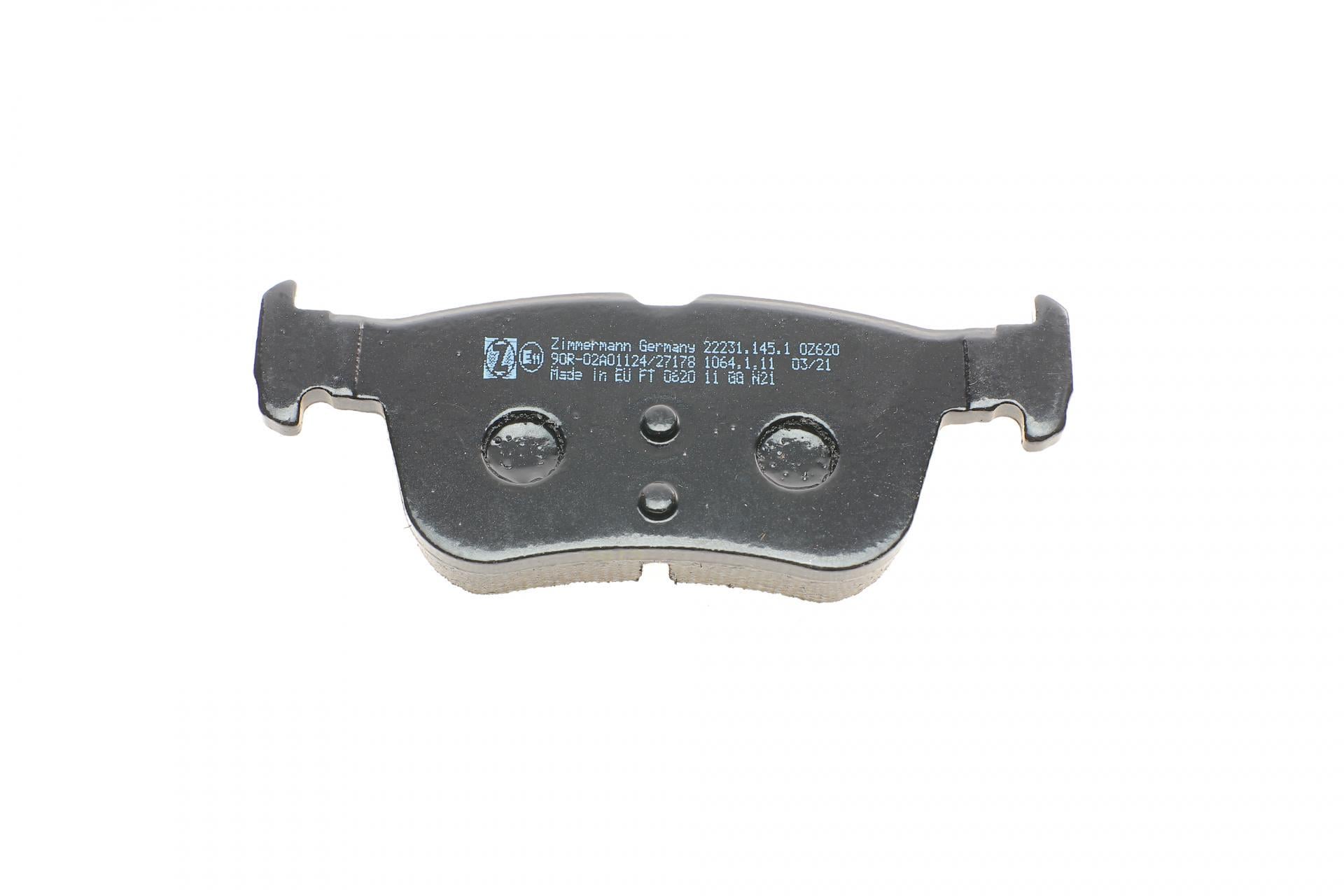 Тормозные колодки задние Ford Focus 18-/Fusion 12-13ATE с датчиком-22231.145.1 ZIMMERMANN