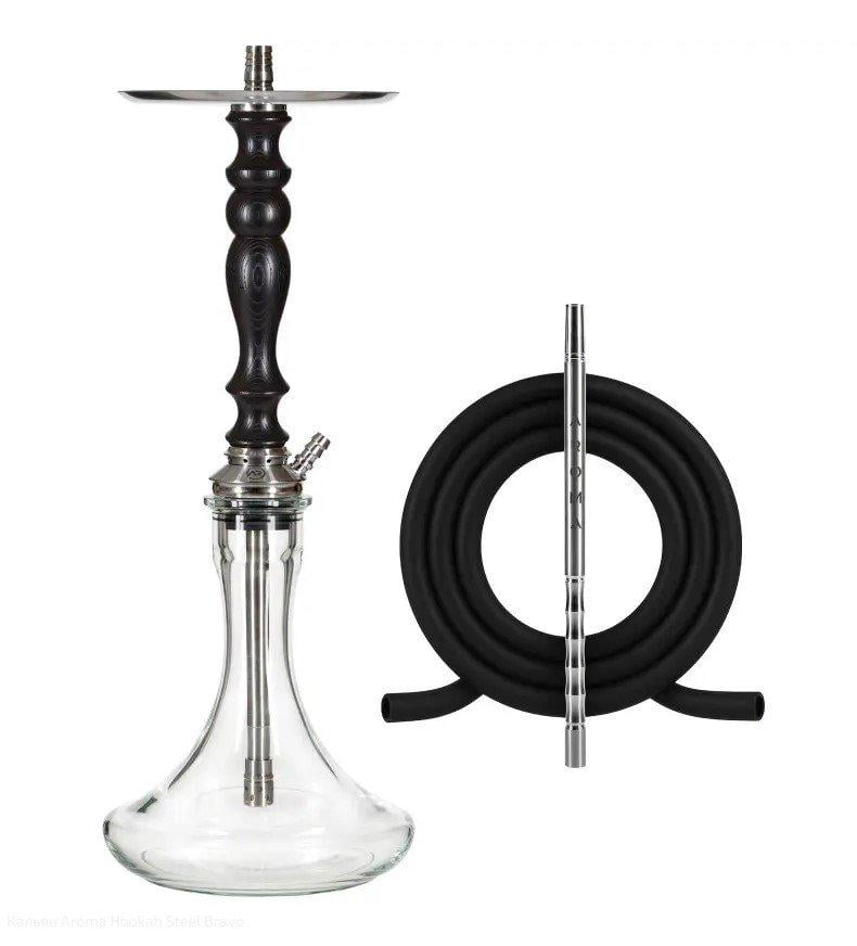 Кальян AROMA Hookah Bravo Steel Black (23076)