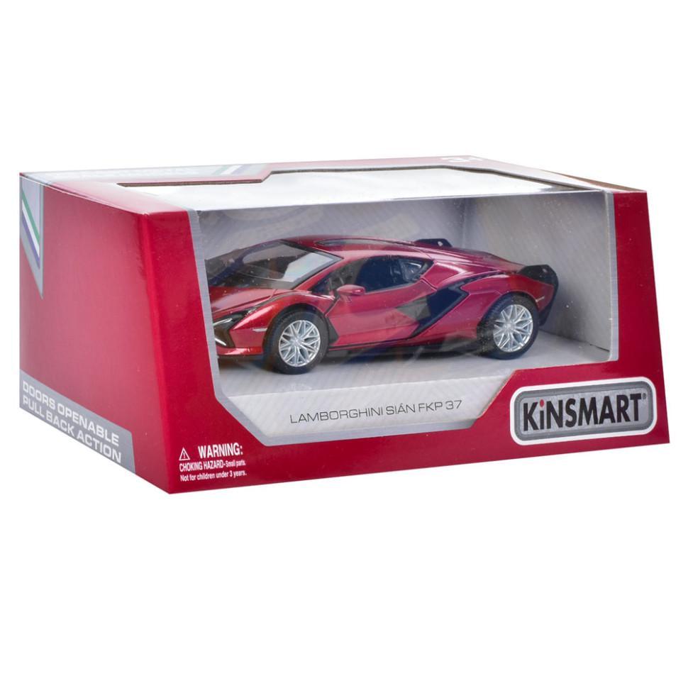 Машинка Інерційна lamborghini sian fkp 37 kinsmart kt5431w металева Червоний (RLT33409s44243)