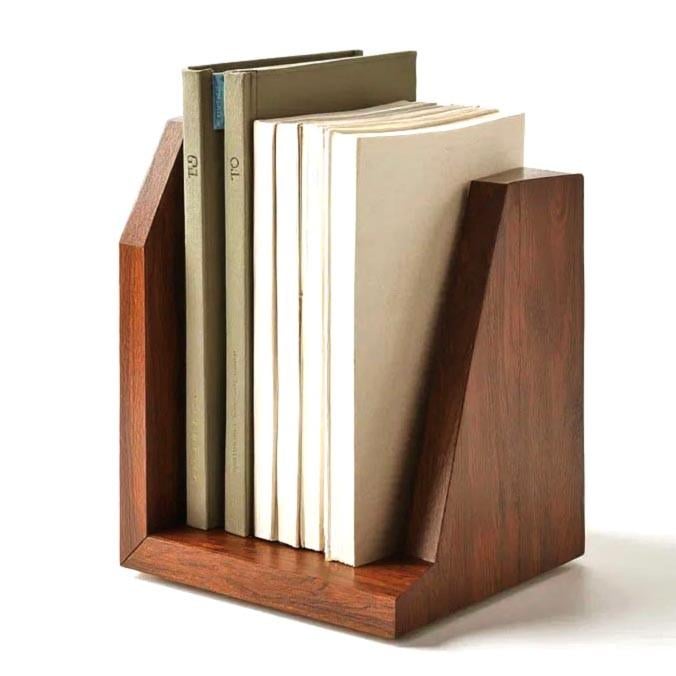 Полка книжная настольная из дерева Донис Терракот (КПА-007932)